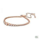 Round Lab Grown Diamond Adjustable Bracelet 1.45 CTW