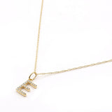 Lab Grown Diamond Letter Pendant - E