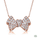 All-Diamond Bow Pendant