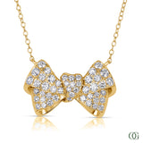 All-Diamond Bow Pendant